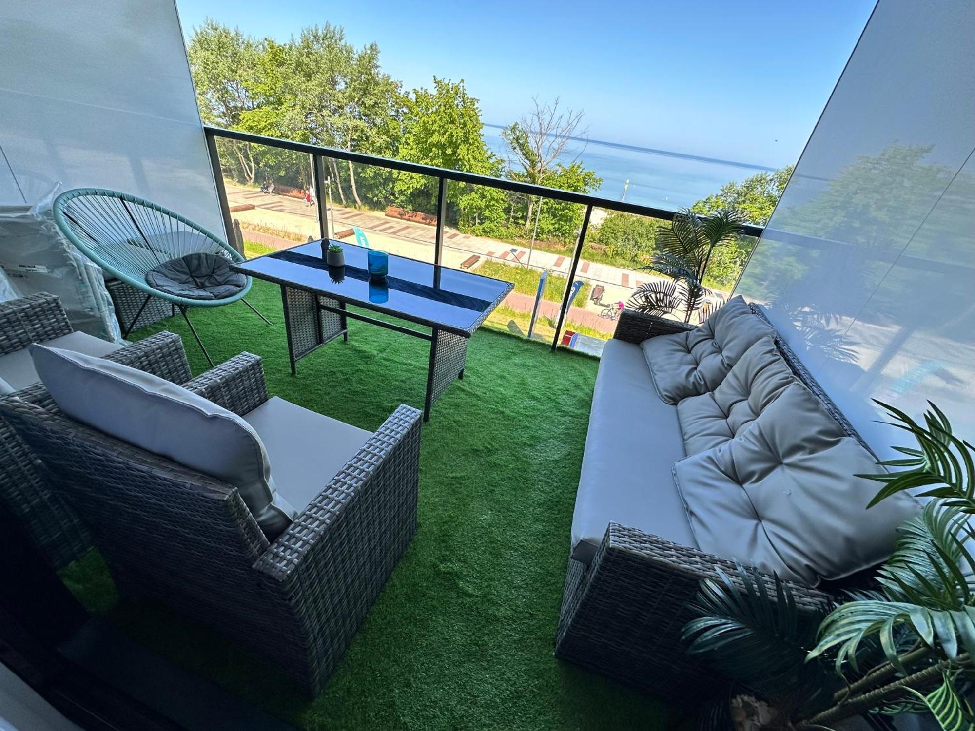 Apartament Z Widokiem Na Morze Seaside 208 Al-Dom Kołobrzeg Esterno foto